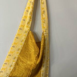 Raj Yellow Geometric Tote Bag